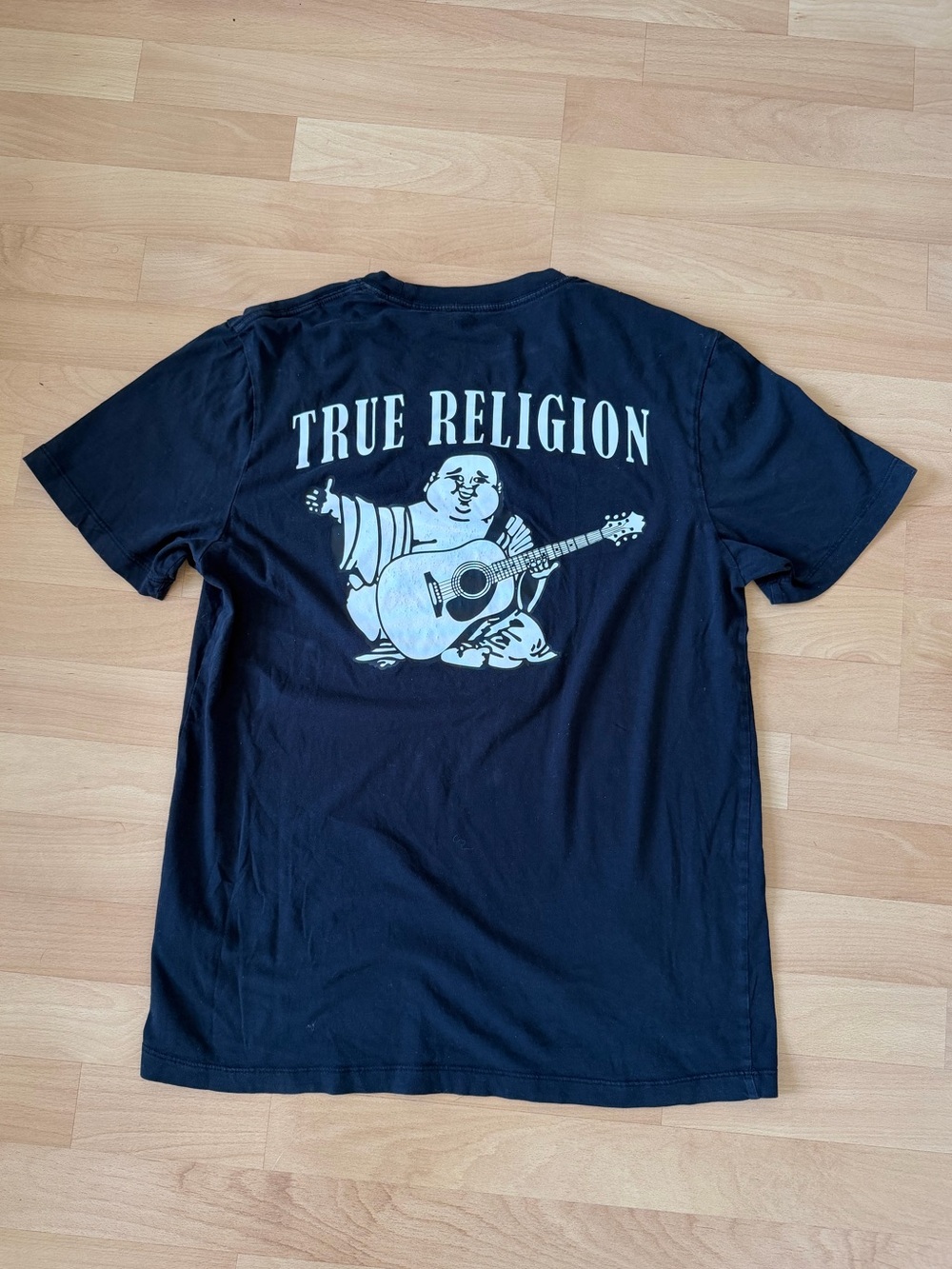 Men’s True Religion Black 100% Cotton Graphic T-Shirt Size M
